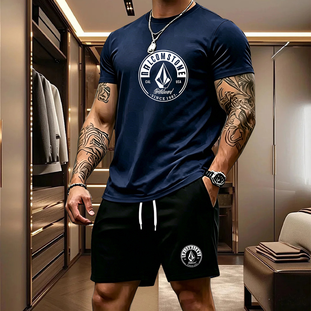 Skateboard - Men's Casual Sportswear 2-piece Set Classic