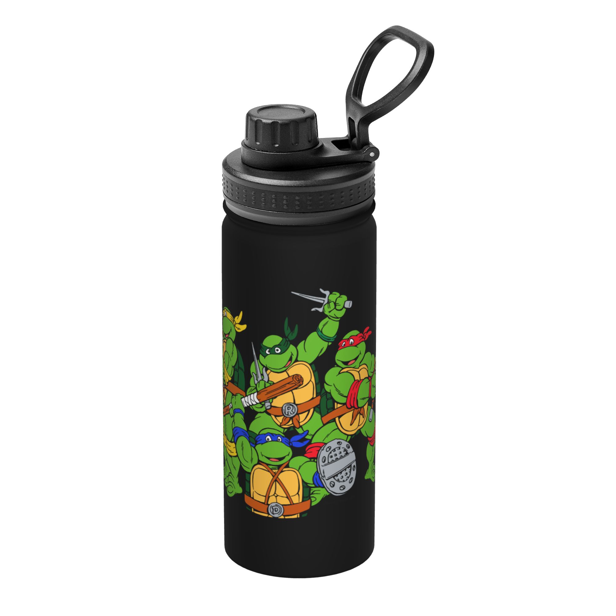 Sports Water Bottle Insulated - Cartoon Ninja T-Turtles 18OZ Sports Insulated