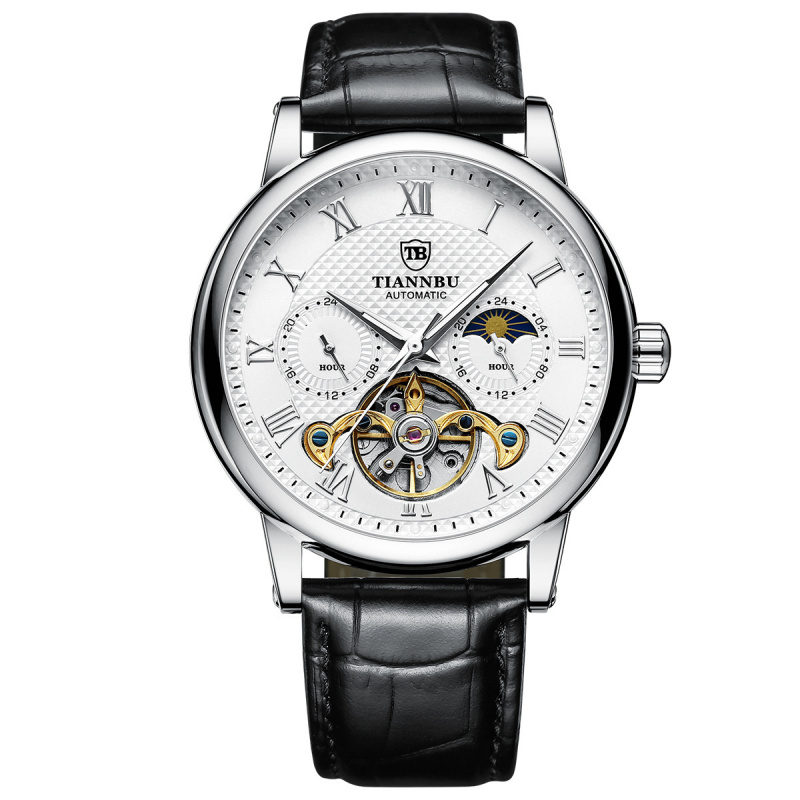 Resistance Band - Automatic Mechanical Men's Watch with Luminous