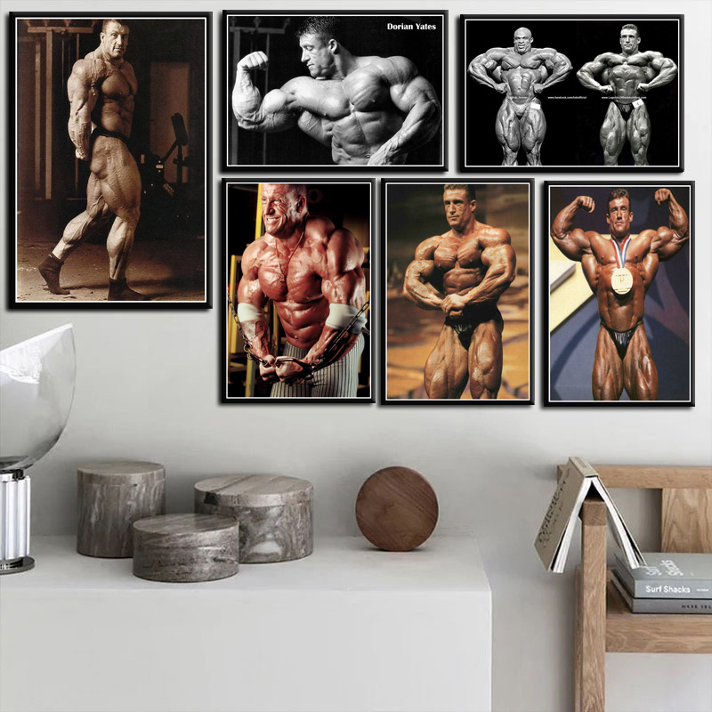 Sports Equipment Poster - Great Dorian Yates Man Muscle GYM