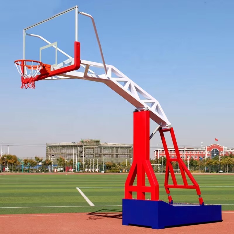 Basketball Hoop - Glass Backboard Outdoor Basketball Hoop Post