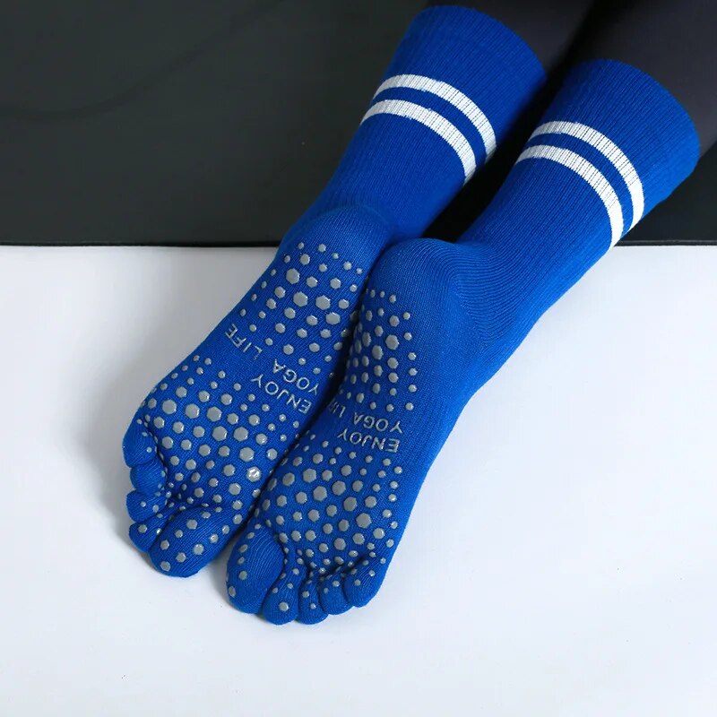 Yoga Mat - Women Breathable Yoga Socks Mid-tube Non-slip