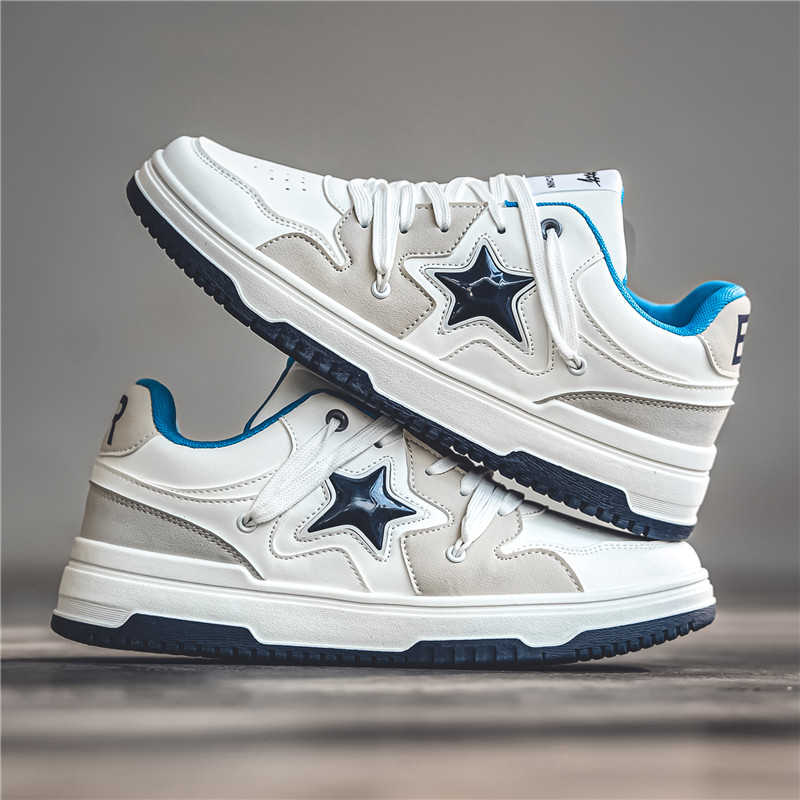 Skateboard - Rubber Sole Without Heels Mens Sneakers