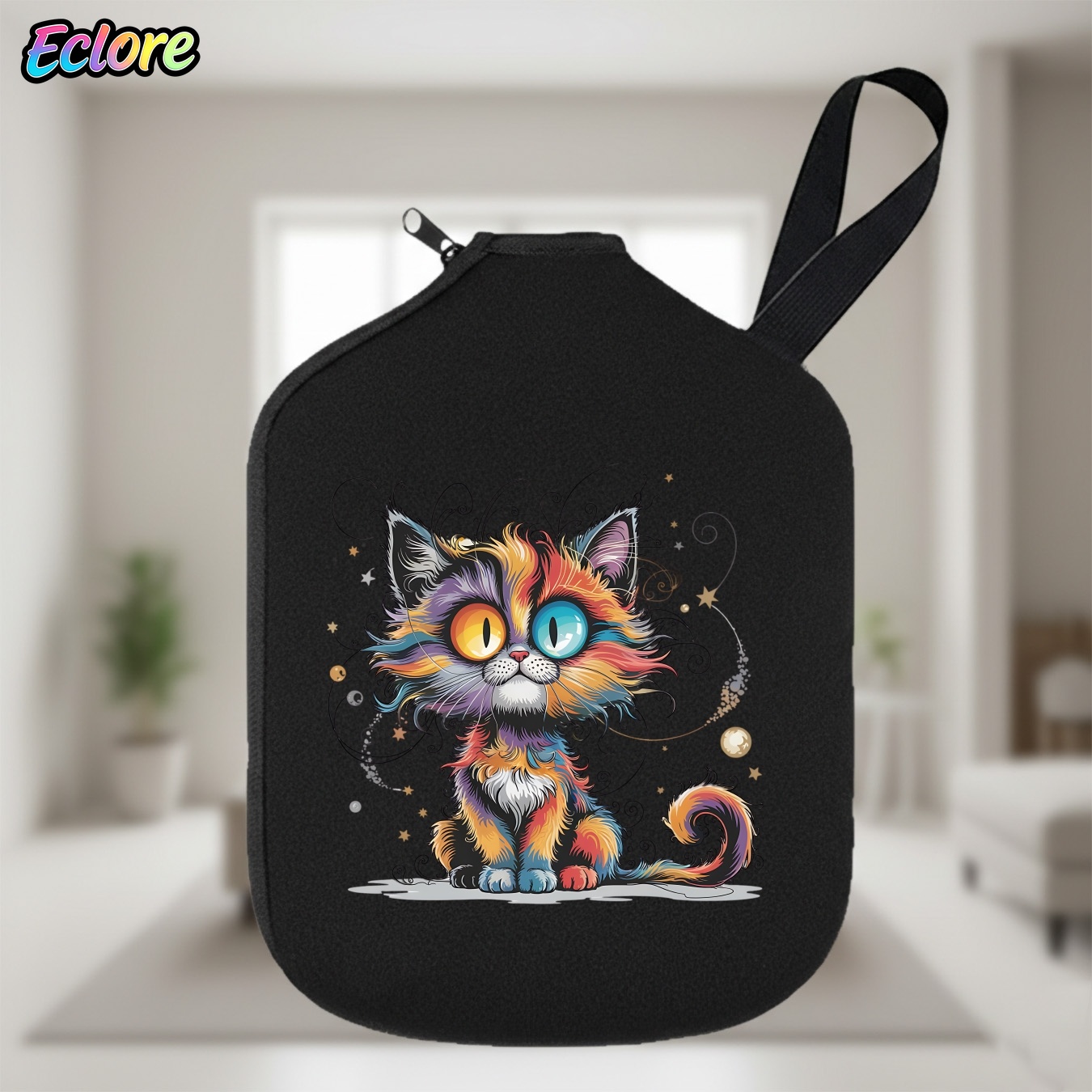 Tennis Racket - Galaxy Star Cat Pickleball Paddle Bag