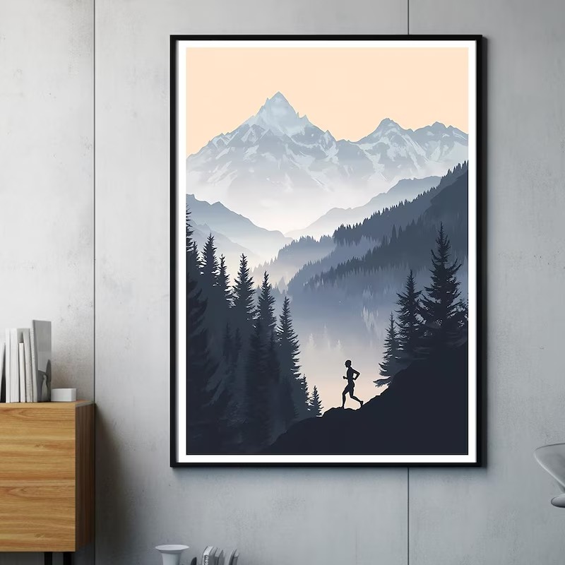 Minimalist Outdoor Adventure C - Sports Equipment Poster ulasan dan harga