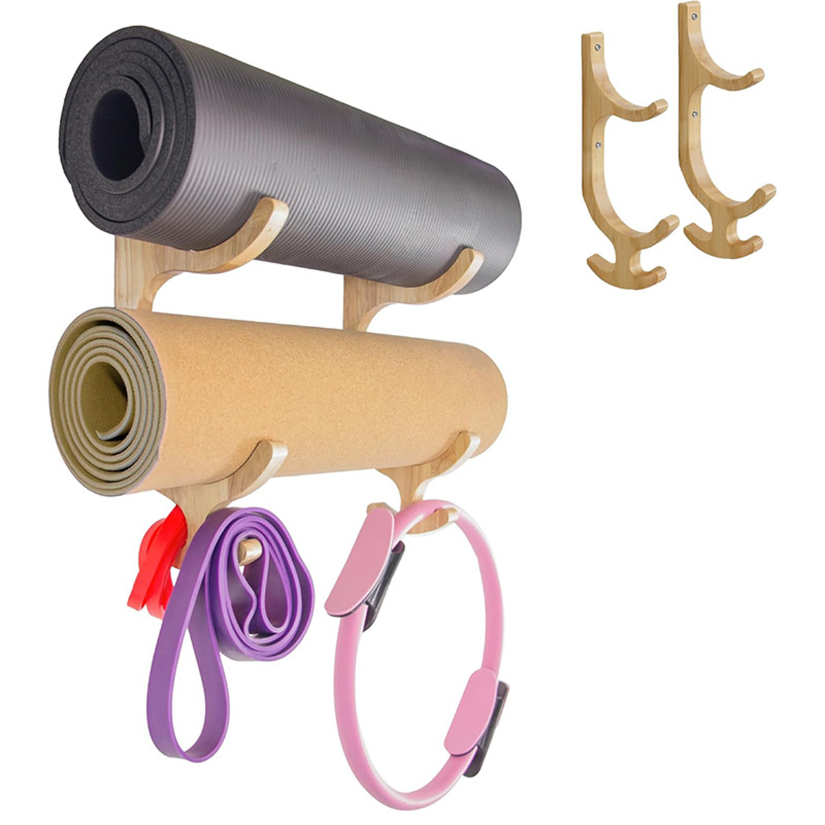 2piece Resistance Band Holder  - Yoga Mat ulasan dan harga