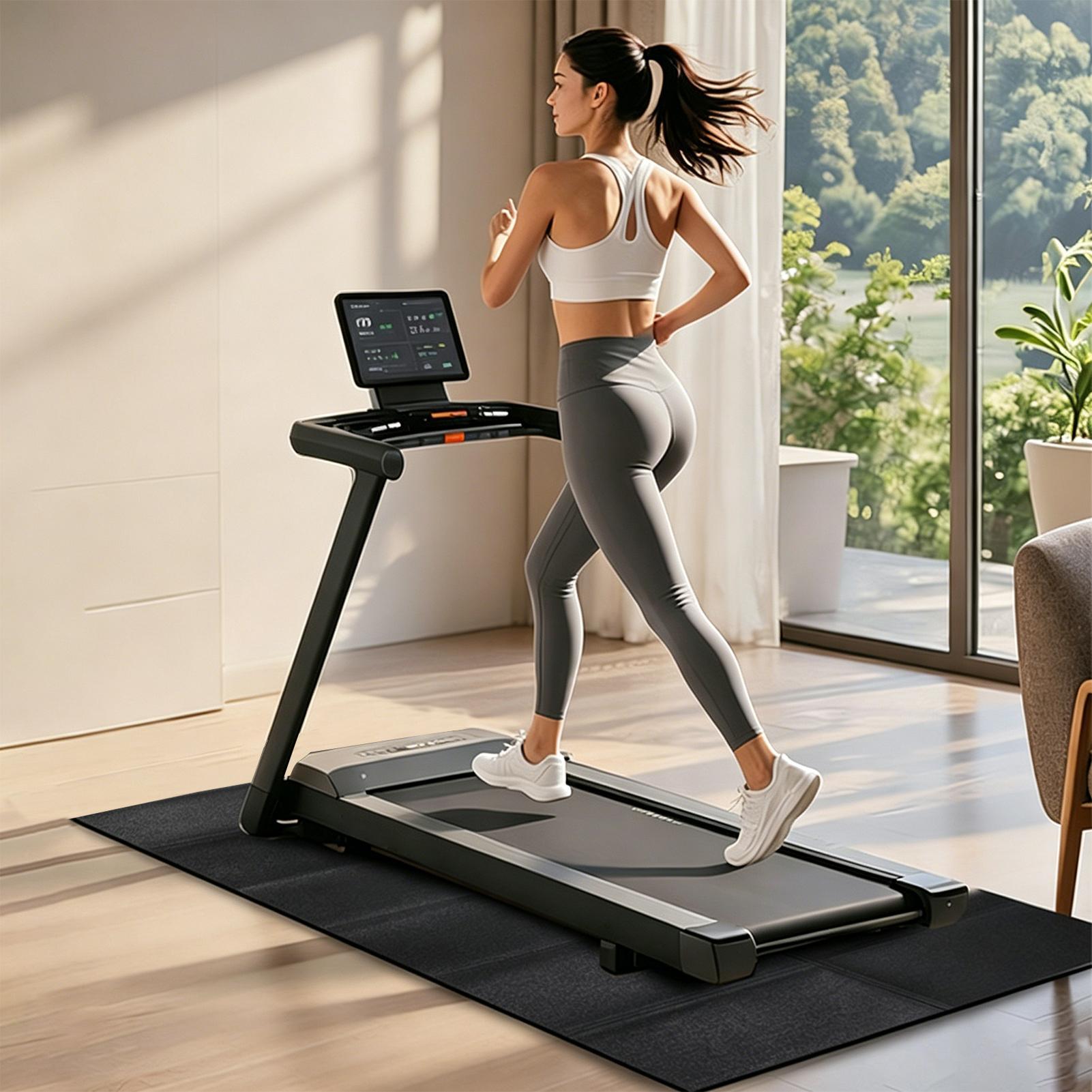 Treadmill Mat Vibration Absorb - Yoga Mat ulasan dan harga