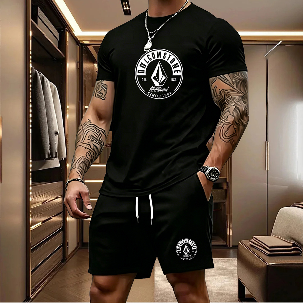 Men's Casual Sportswear 2-piec - Skateboard ulasan dan harga
