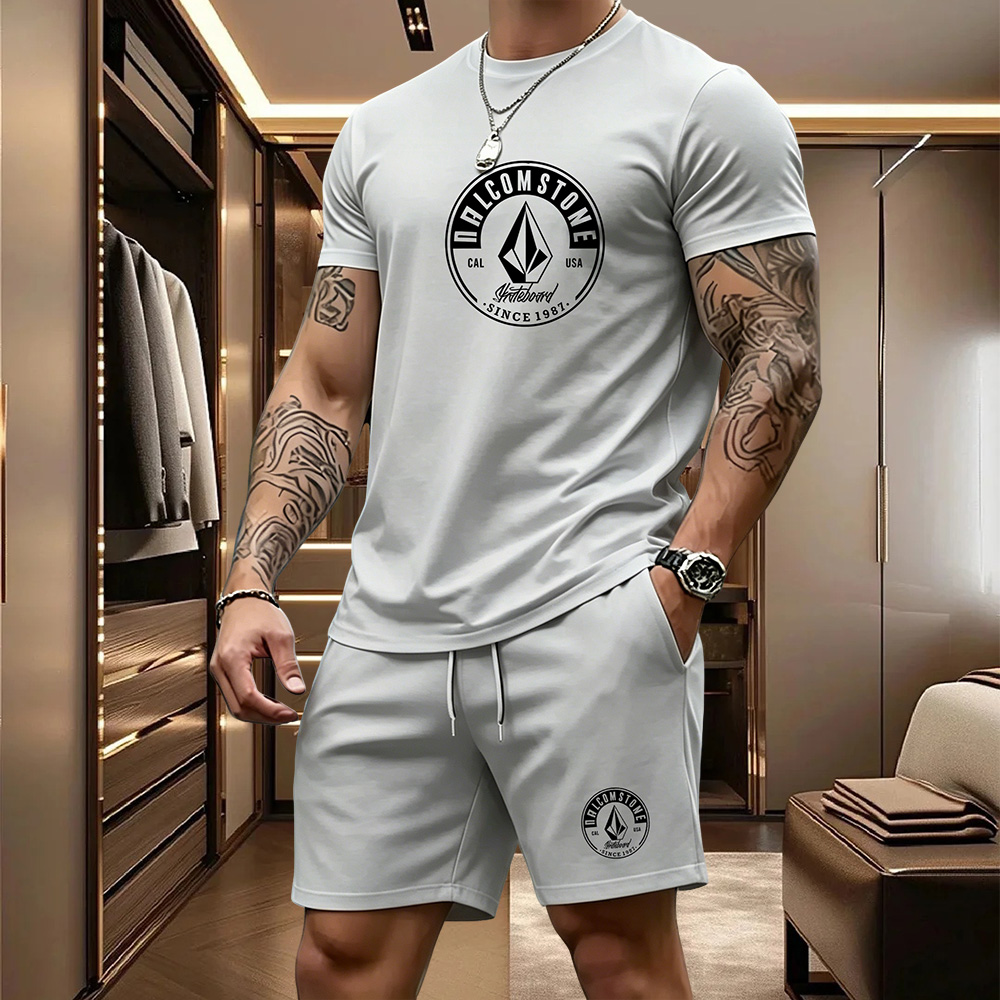 Men's Casual Sportswear 2-piec - Skateboard ulasan dan harga
