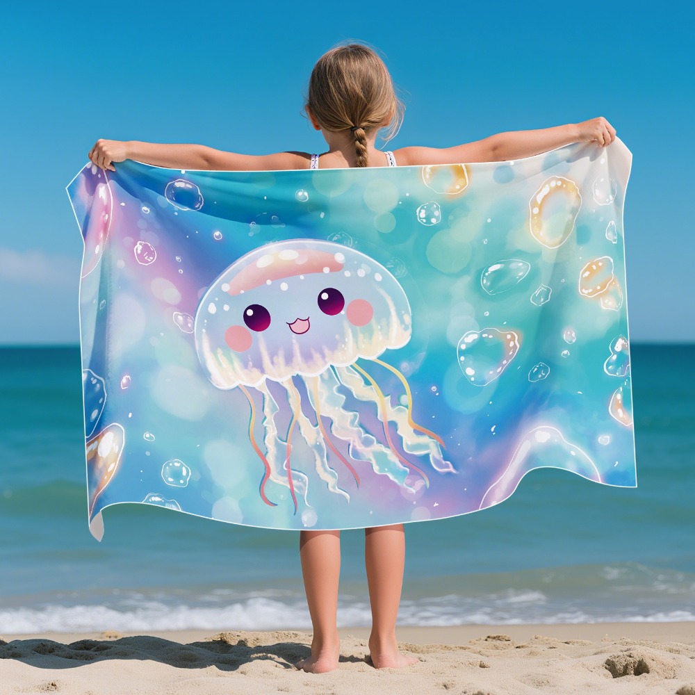 Cartoon Pattern Beach Towel Ki - Yoga Mat ulasan dan harga