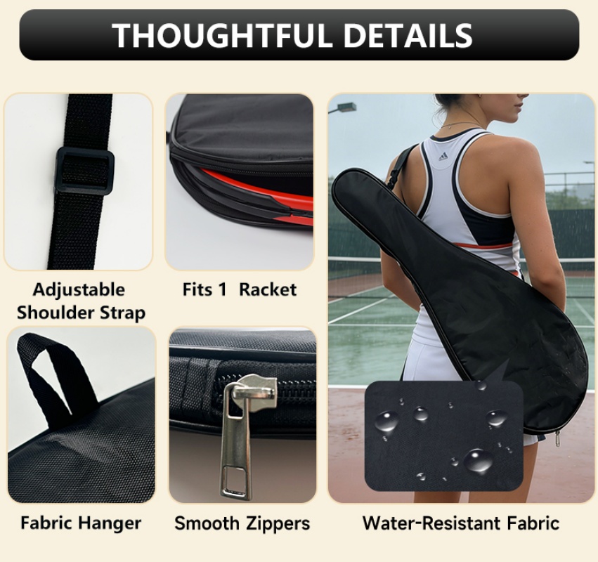 Tennis Racket Cover Portable S - Tennis Racket ulasan dan harga