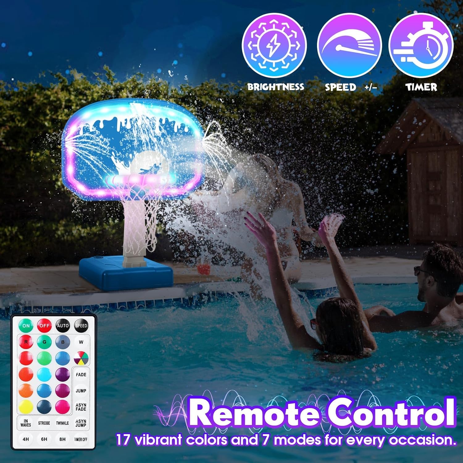 Oversized LED Pool Basketball  - Basketball Hoop ulasan dan harga