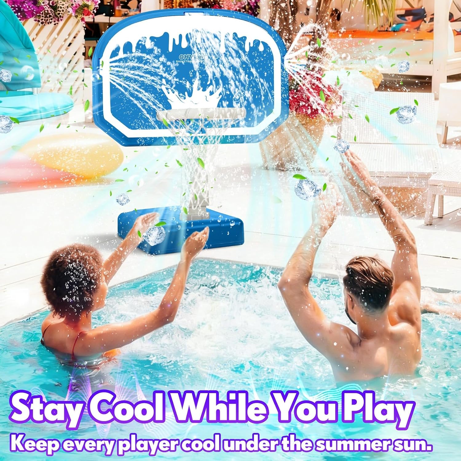 Oversized LED Pool Basketball  - Basketball Hoop ulasan dan harga