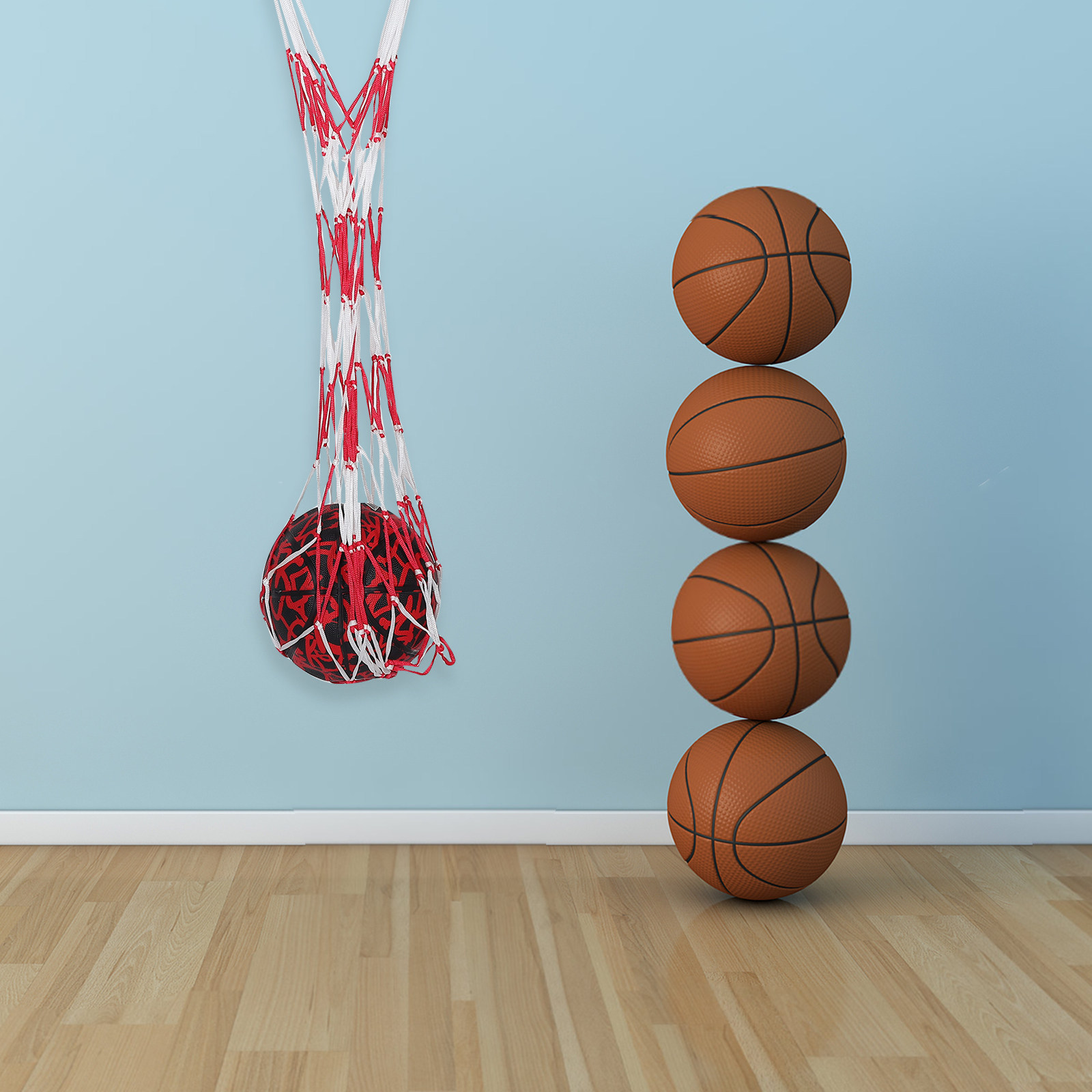 Portable Mesh Sports Ball Bag  - Gym Ball ulasan dan harga