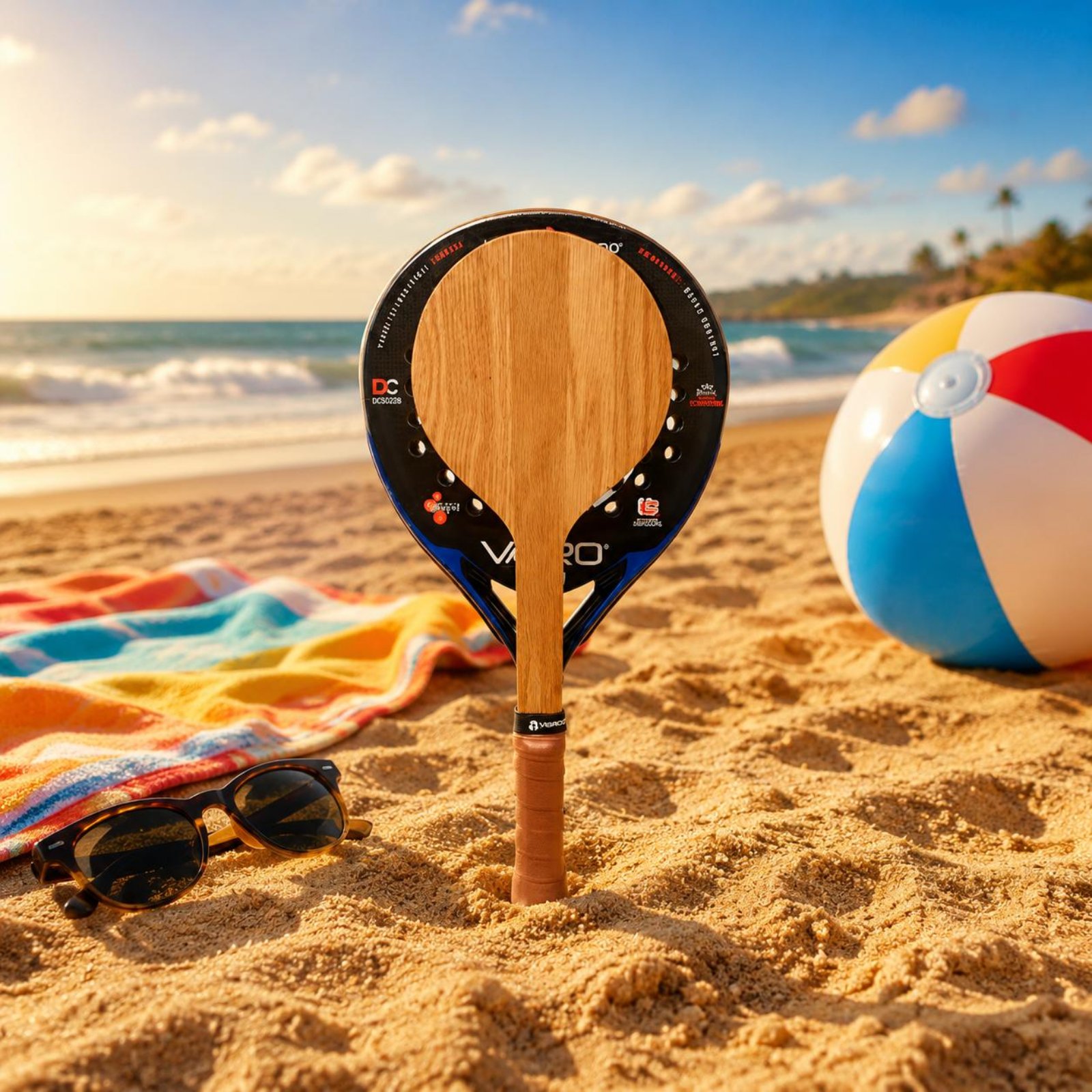 Wood Beach Tennis Racket Beach - Tennis Racket ulasan dan harga