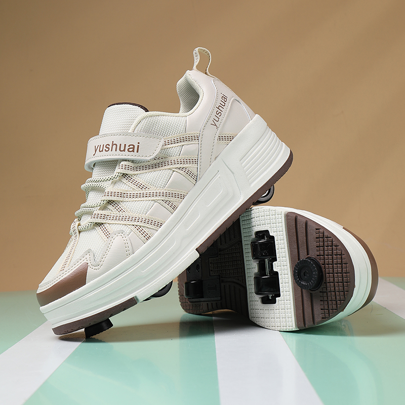 Four-Wheeled Automatic Retract - Skateboard ulasan dan harga