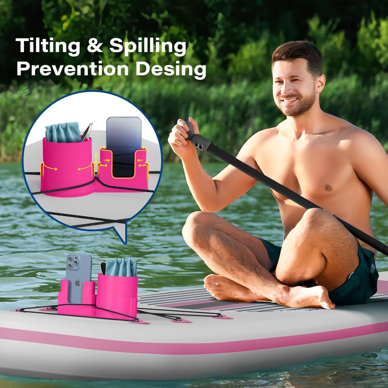 Kayak Drink Holder Surfboard K - Jump Rope ulasan dan harga