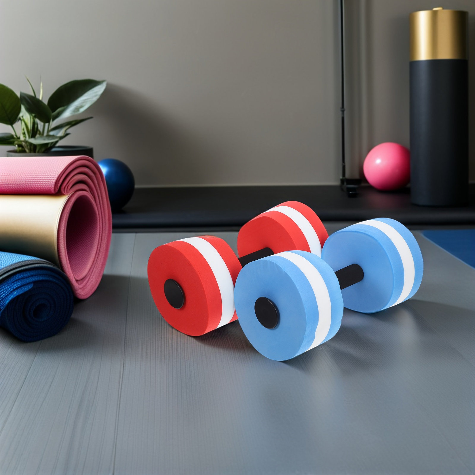 2Pcs Aquatic Dumbbells Eva Flo - Dumbbell Set ulasan dan harga