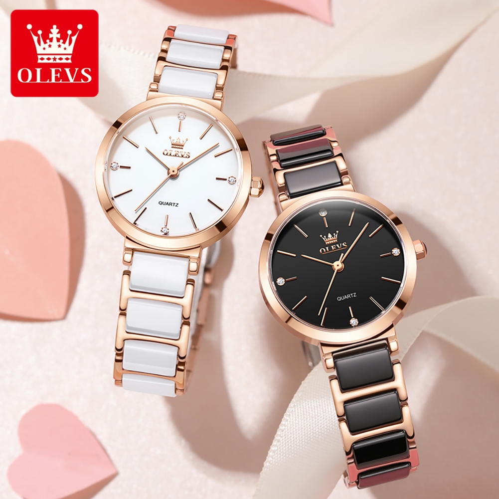 OLEVS Women Watch 5877 Luxury  - Resistance Band ulasan dan harga
