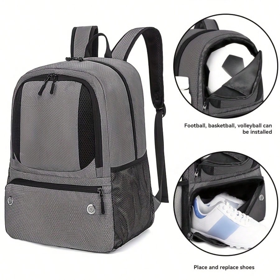Soccer Bag Backpack, Basketbal - Gym Ball ulasan dan harga