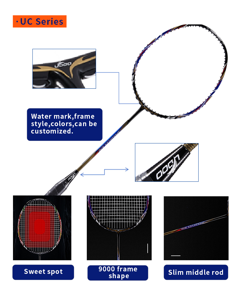 UC670 3U composite graphite ba - Badminton Racket ulasan dan harga