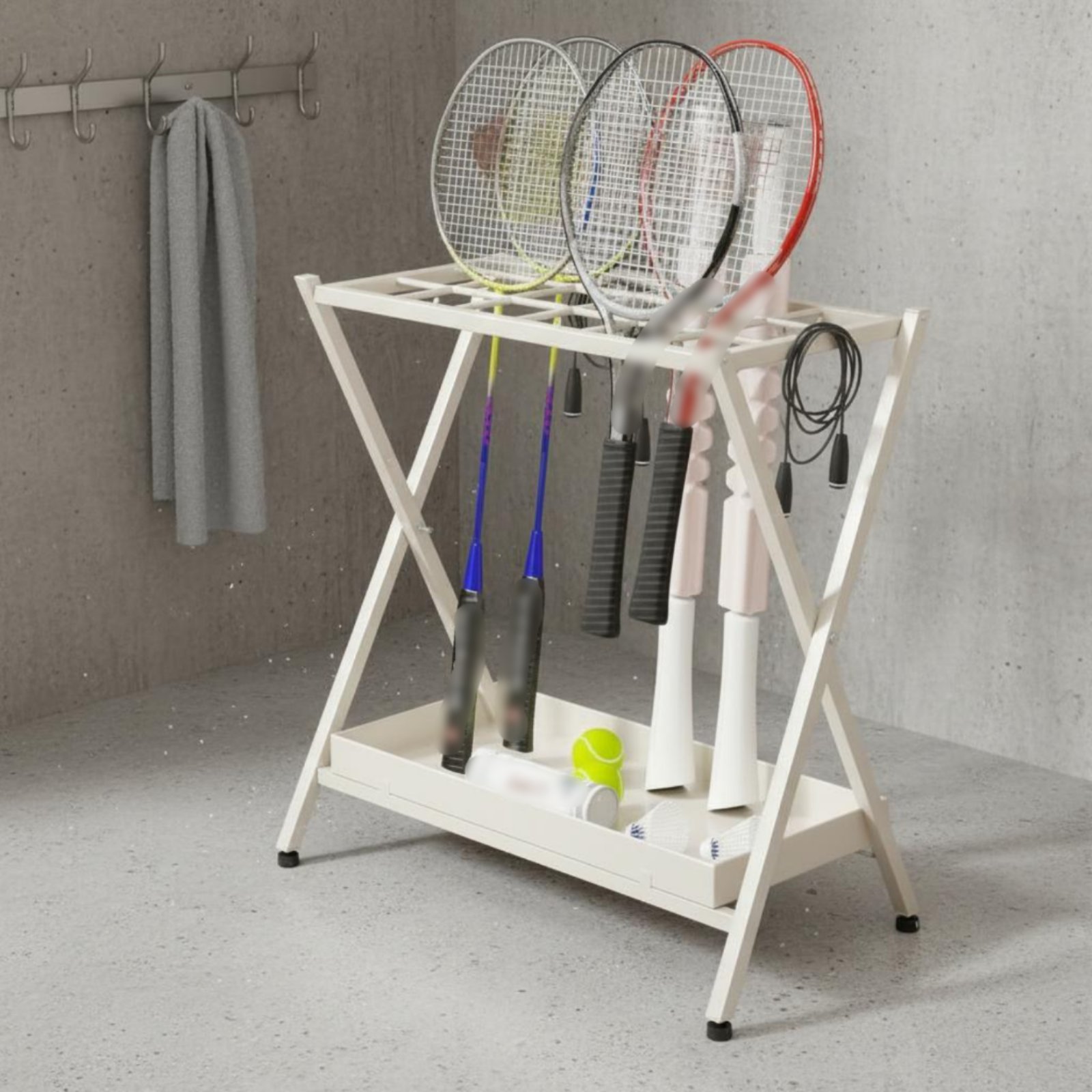 Foldable Badminton Racket Stan - Badminton Racket ulasan dan harga
