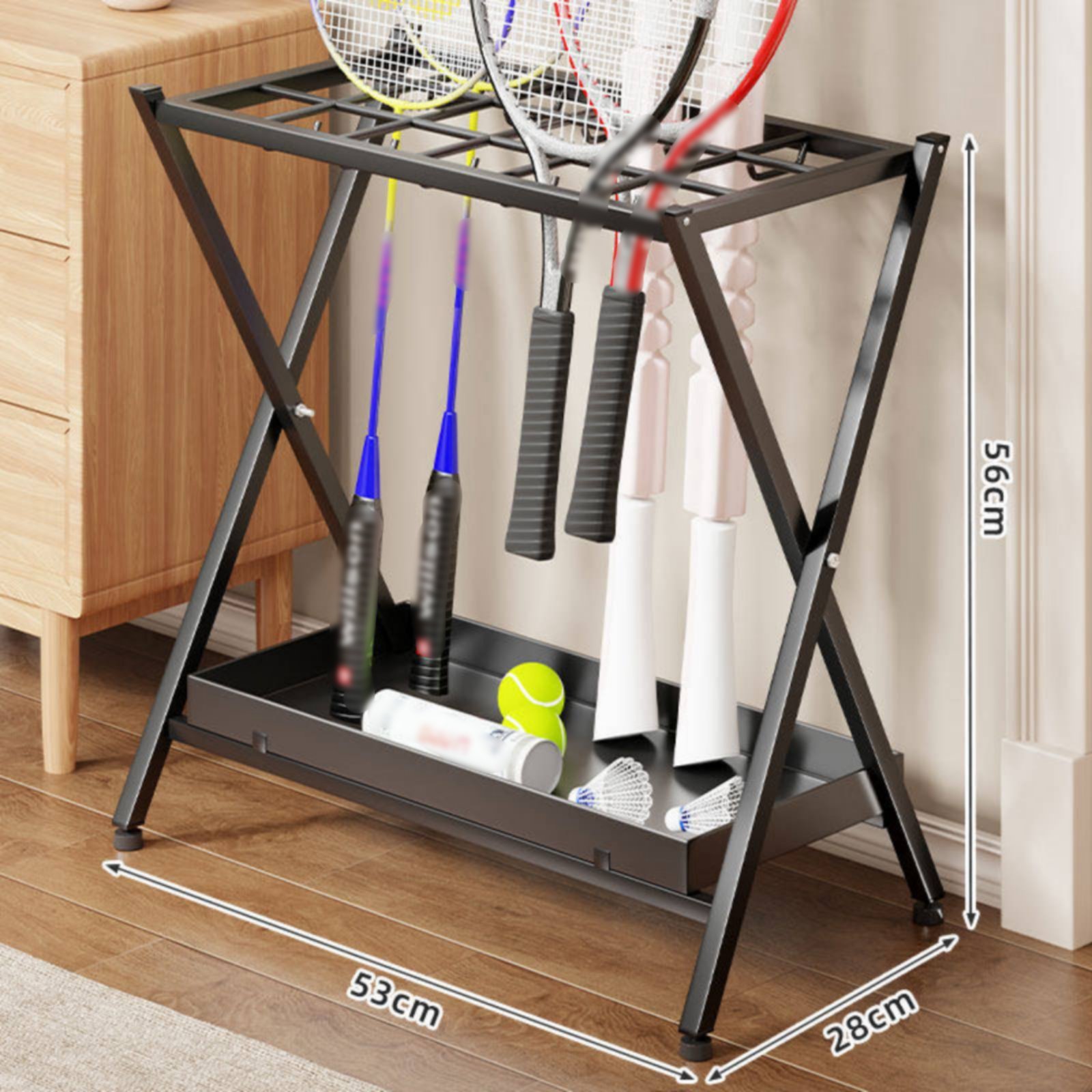 Foldable Badminton Racket Stan - Badminton Racket ulasan dan harga