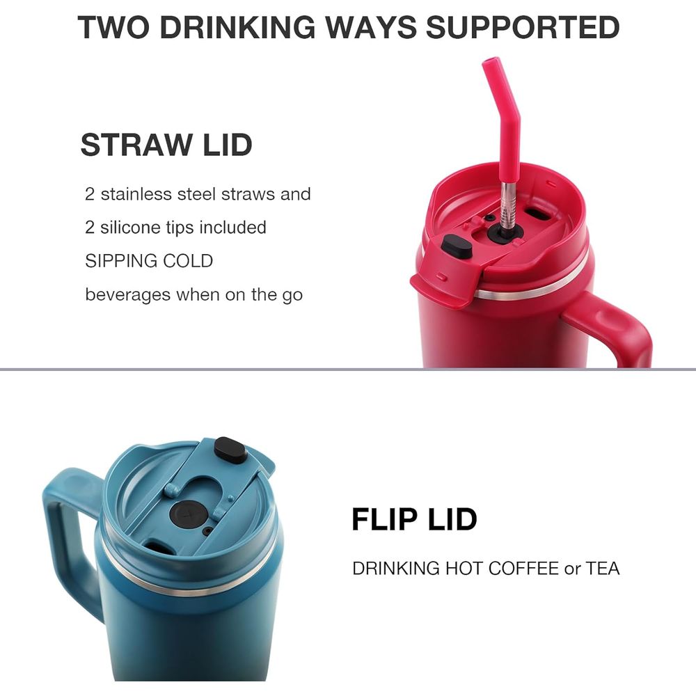 40 oz Insulated Travel Mug wit - Sports Water Bottle Insulated ulasan dan harga