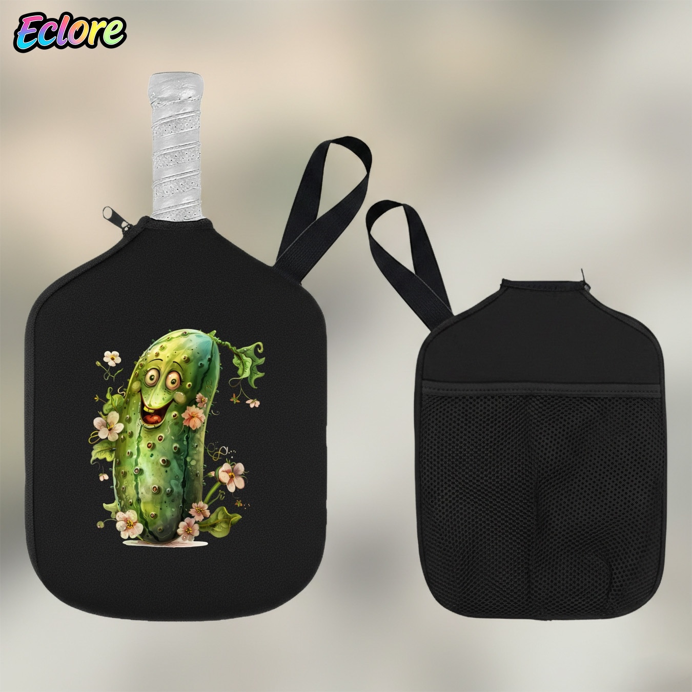 Cartoon Smile Pickleball Paddl - Tennis Racket ulasan dan harga