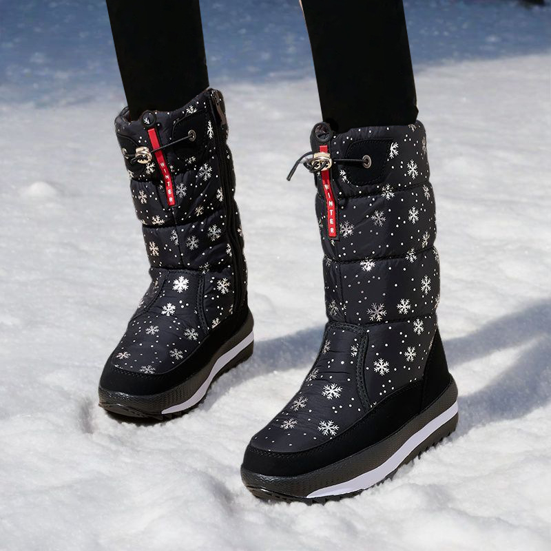 Women Winter Snow Boots Thick  - Resistance Band ulasan dan harga