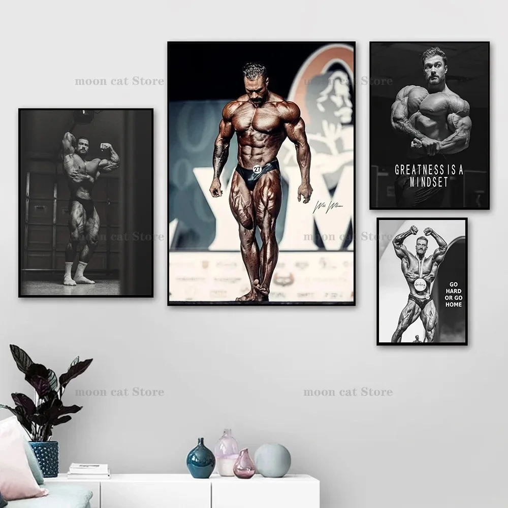 Canvas Painting Chris Bumstead - Sports Equipment Poster ulasan dan harga