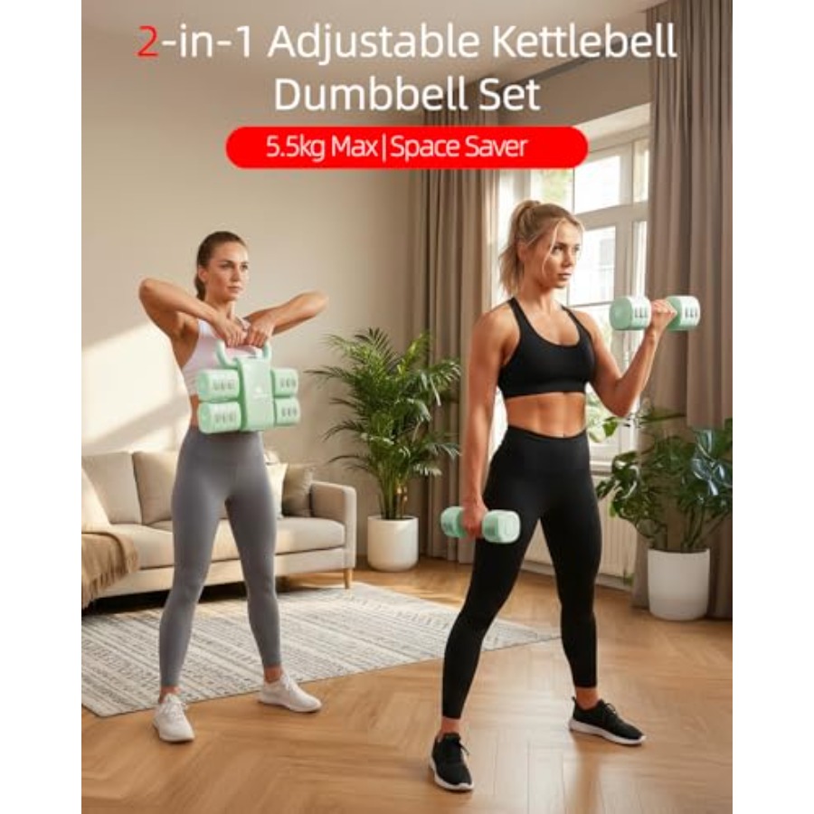 Home gym dumbbell set: 4-in-1  - Dumbbell Set ulasan dan harga