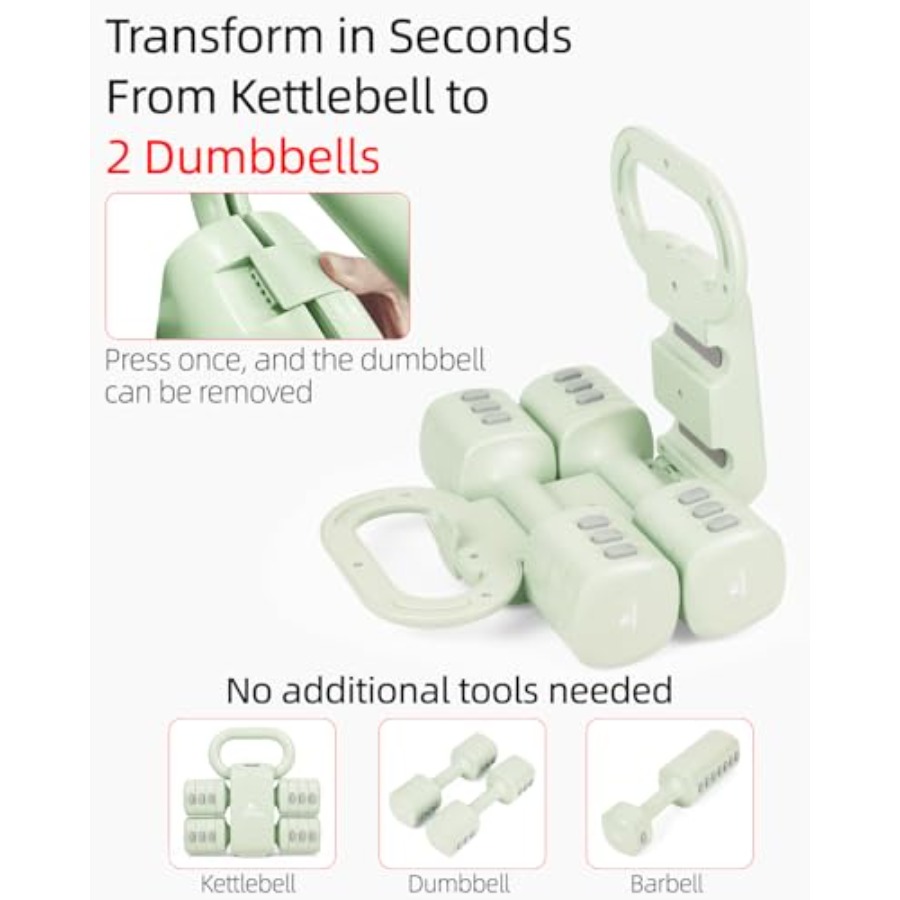 Home gym dumbbell set: 4-in-1  - Dumbbell Set ulasan dan harga