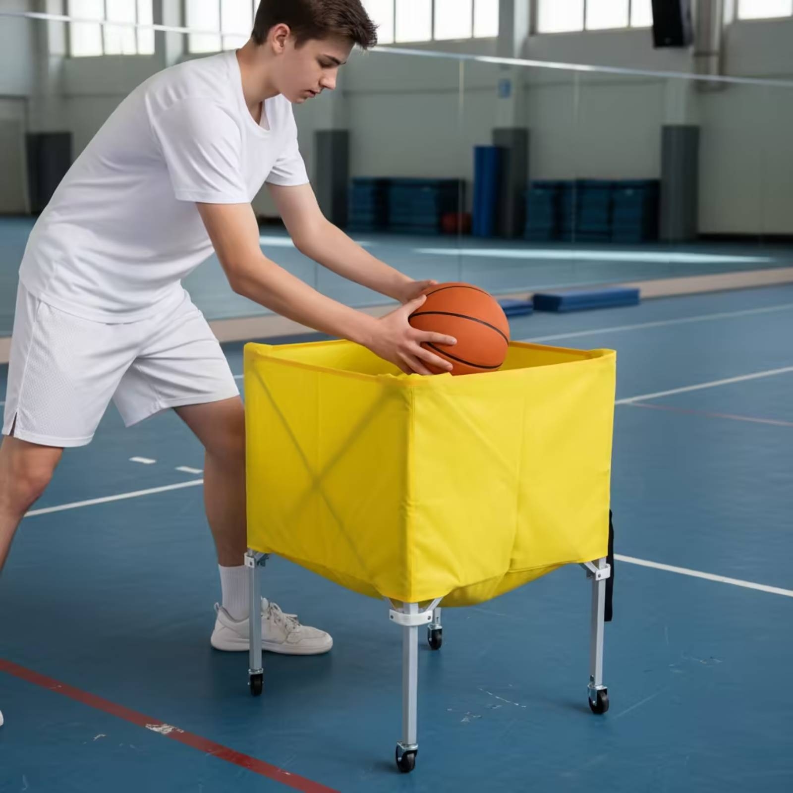 Collapsible Ball Cart Lightwei - Gym Ball ulasan dan harga