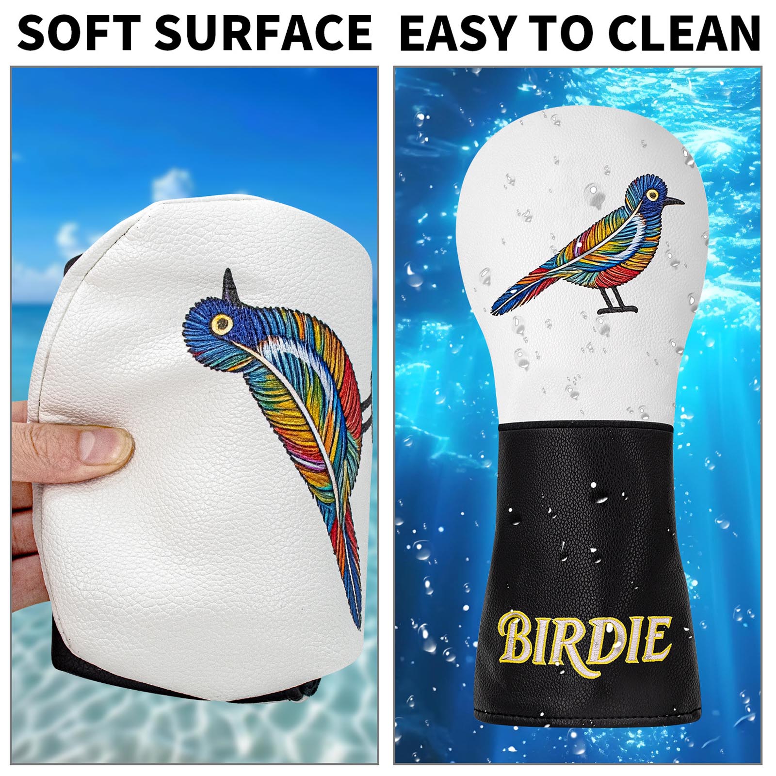 Colorful Bird Embroidery Golf  - Resistance Band ulasan dan harga