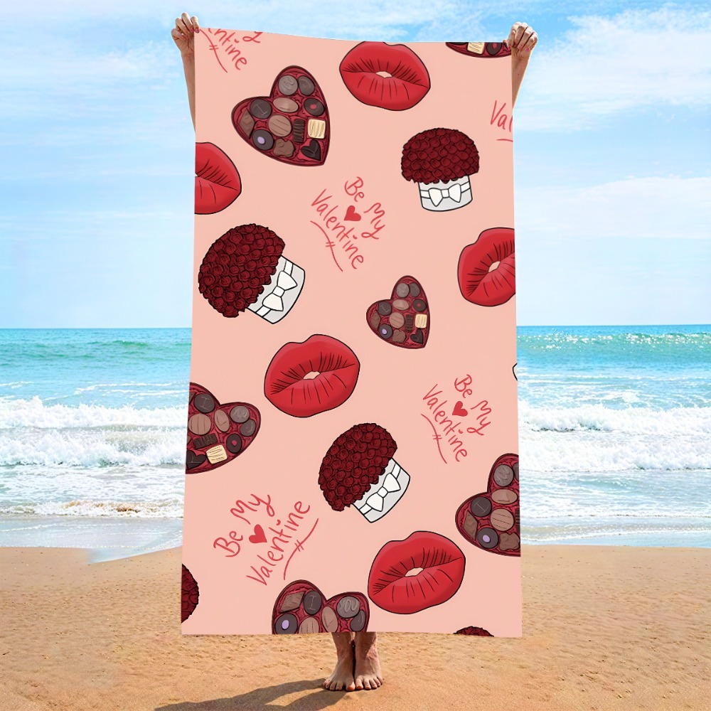 Heart Symbol Bath Towel 27x55i - Yoga Mat ulasan dan harga