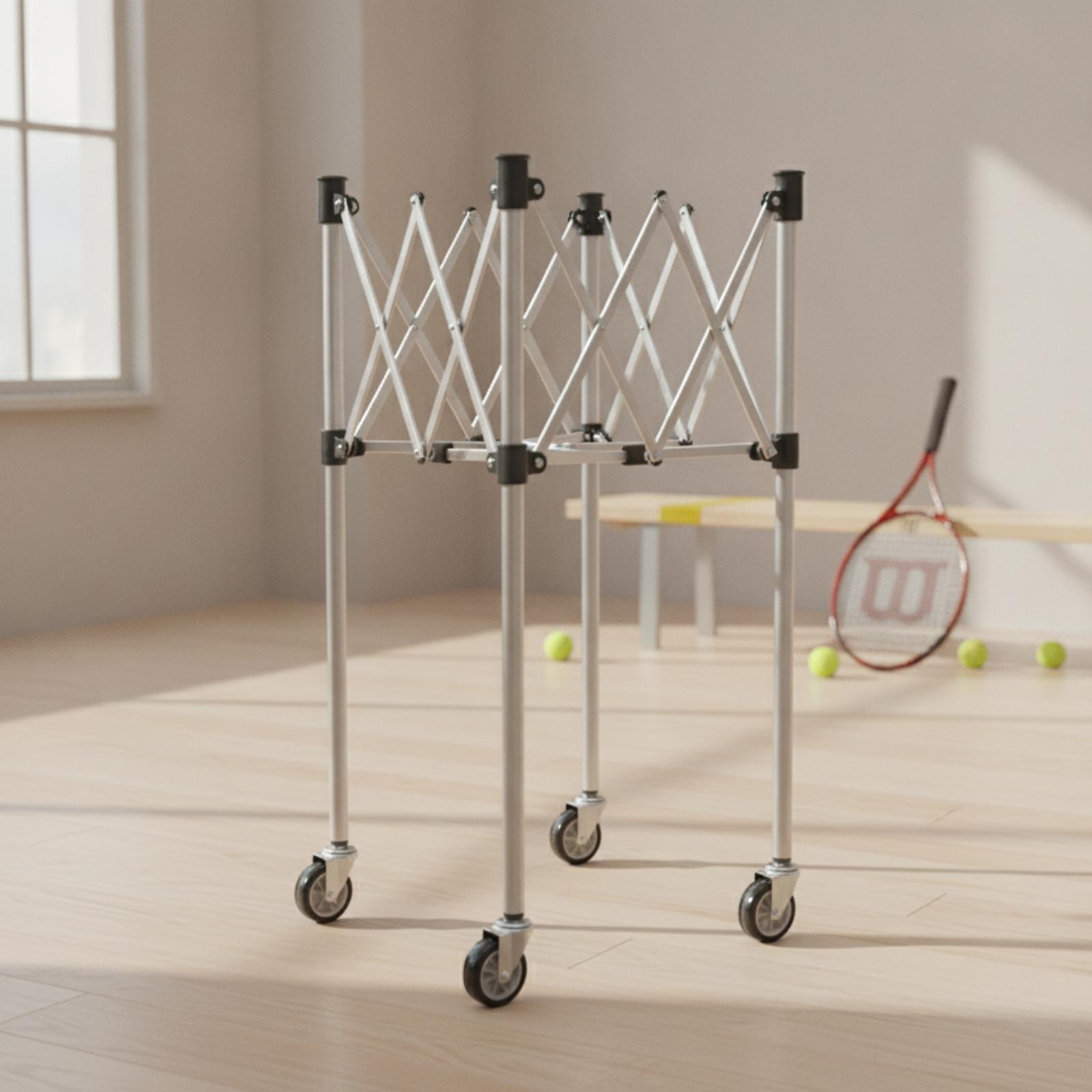 Ball Storage Cart Foldable Fol - Gym Ball ulasan dan harga