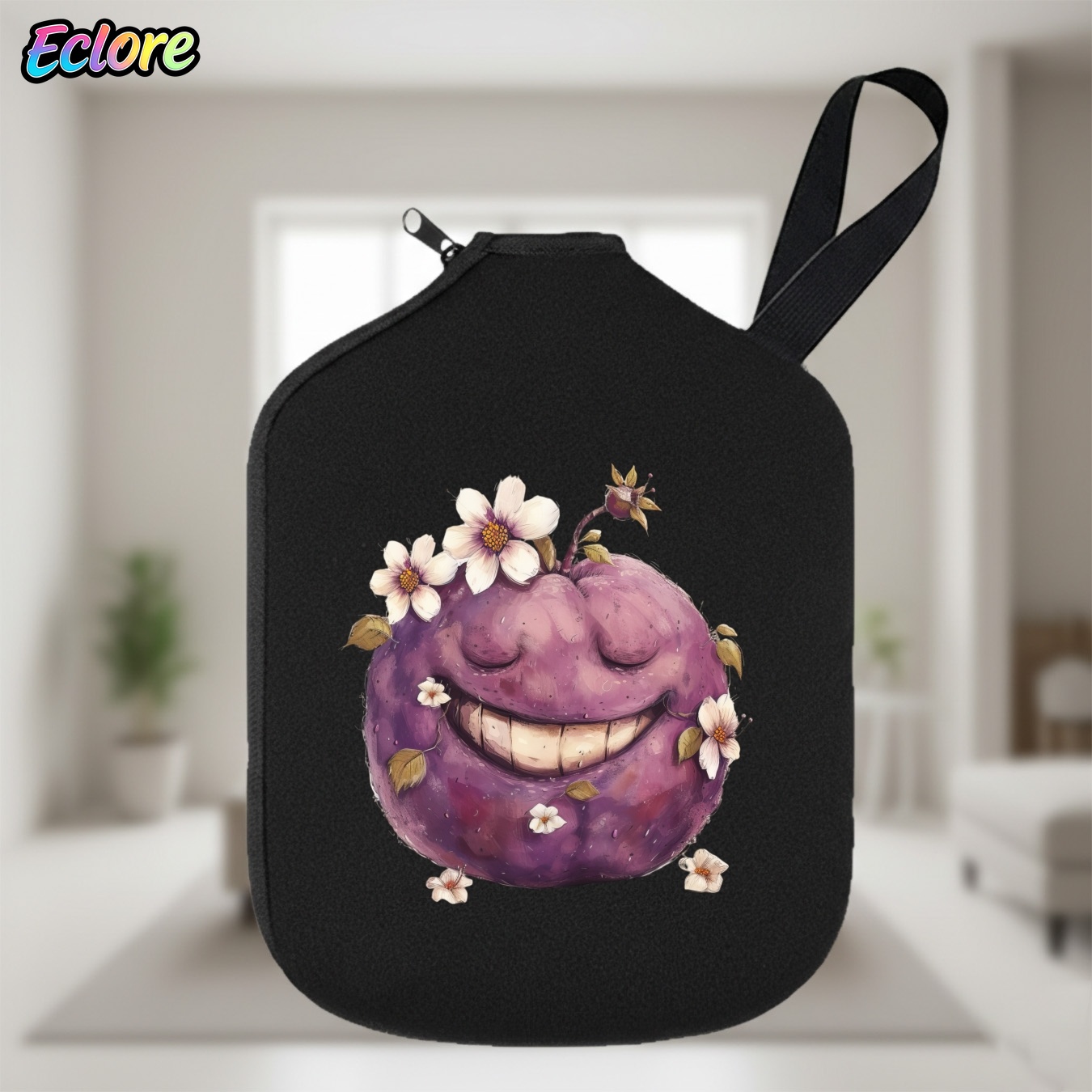 Smiley Flower Pickleball Paddl - Badminton Racket ulasan dan harga
